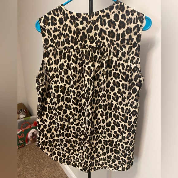 Vince camuto Leopard Print Sleeveless Top - Picture 5 of 6